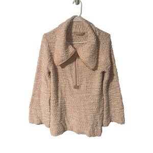 Soft Surroundings Blush Cowl Neck Sweater